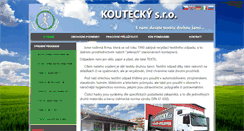 Desktop Screenshot of koutecky.cz